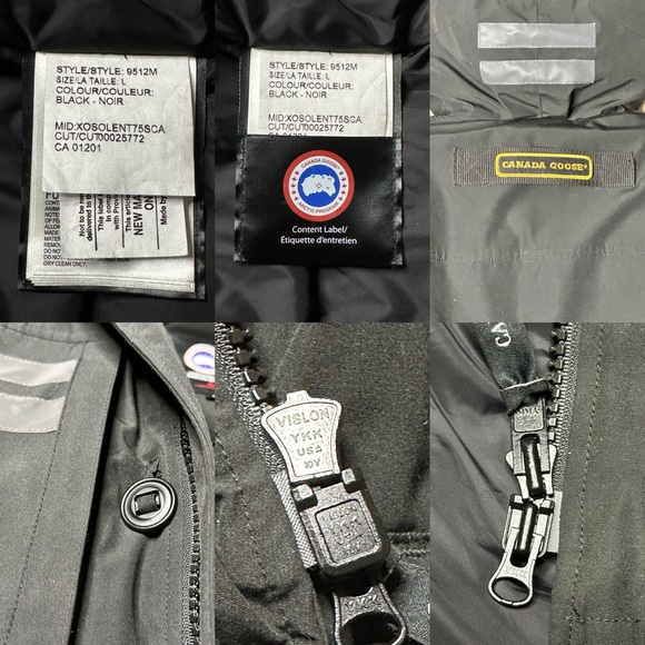 Canada Goose Macculloch Winter Down Parka Coyote Fur $1399 Large - Picture 14 of 16